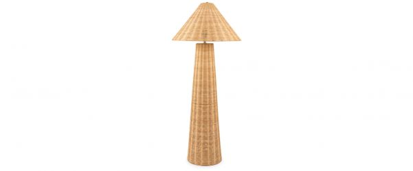 Caledonia Rattan Floor Lamp 55cm x 130cm