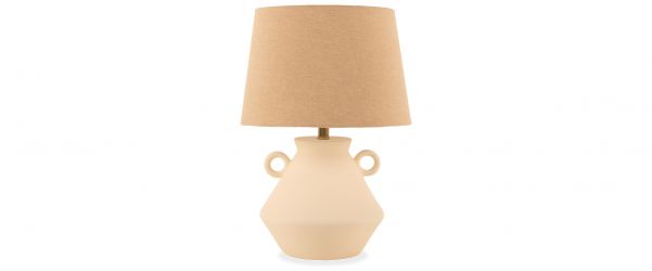 Opal Cream Ceramic Table Lamp