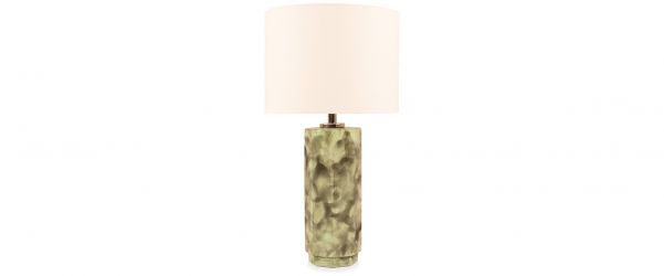 Shoal Green Glass Table Lamp