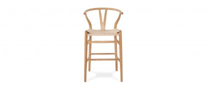 Albany Natural Ash Wooden Bar Stool