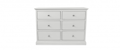 Emily Grey Wooden 6 Drawer Dresser