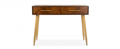 Malmo Acacia Wood 2 Drawer Console Table