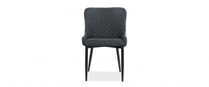 Jasper Grey Faux Leather Dining Chair