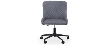 Jasper Grey Faux Leather Office Chair