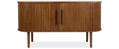 Lyra Dark Smoked Oak 1.5M Slide Door Sideboard