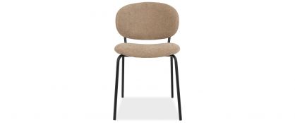 Modena Bright Sand Fabric Dining Chair