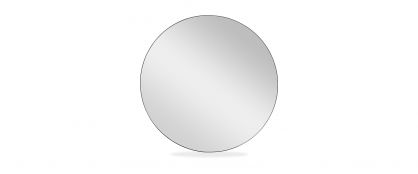 Quinn Black Round Mirror - 60cm x 60cm